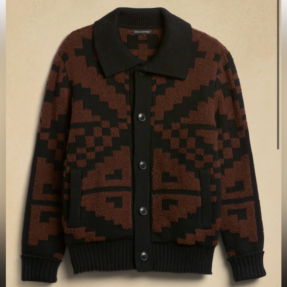 Banana Republic Men’s Coronado M sweater cardigan